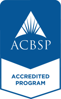 ACBSP accredited program badge