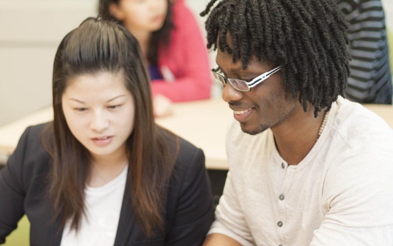 Romance Language students in class